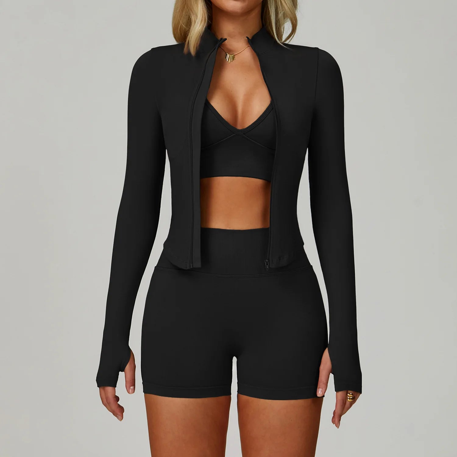 Conjunto de yoga sin costuras 2/3 piezas