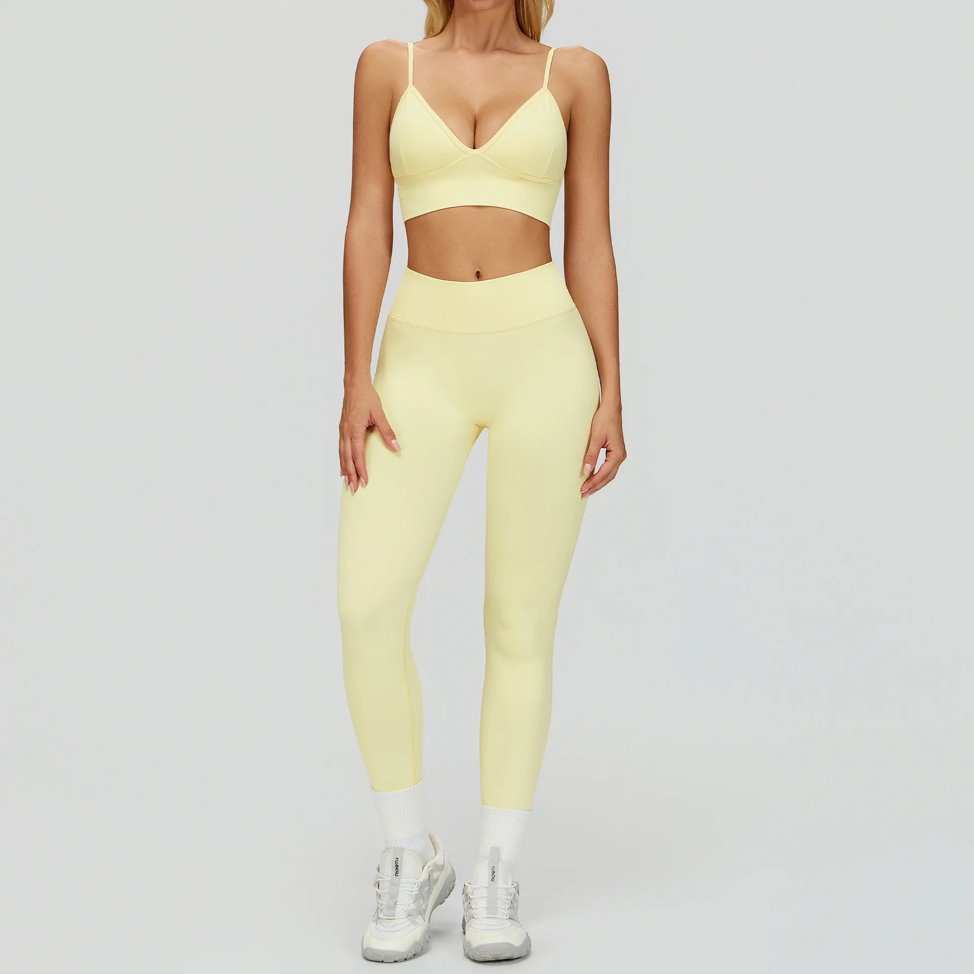Conjunto de yoga sin costuras 2/3 piezas