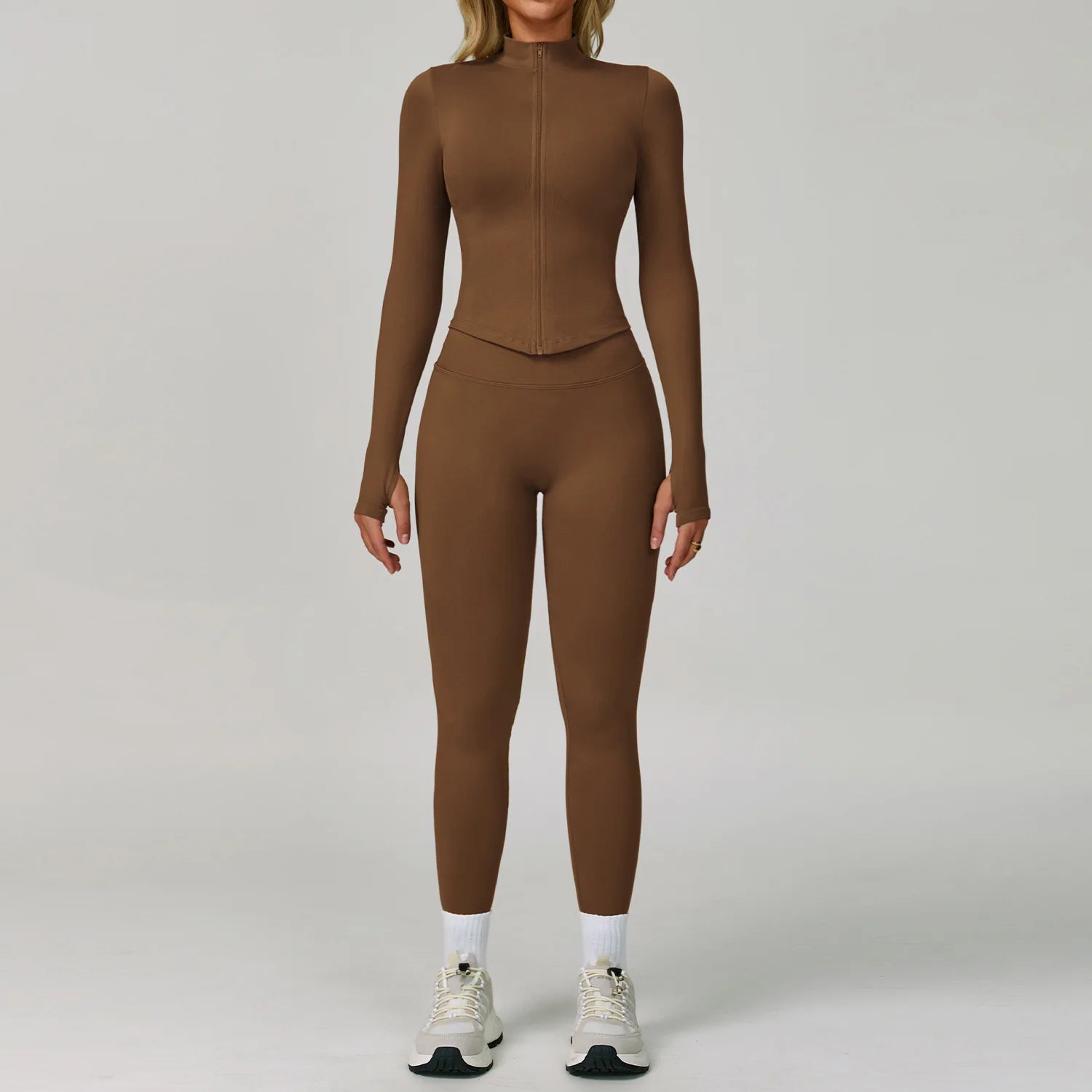Conjunto de yoga sin costuras 2/3 piezas