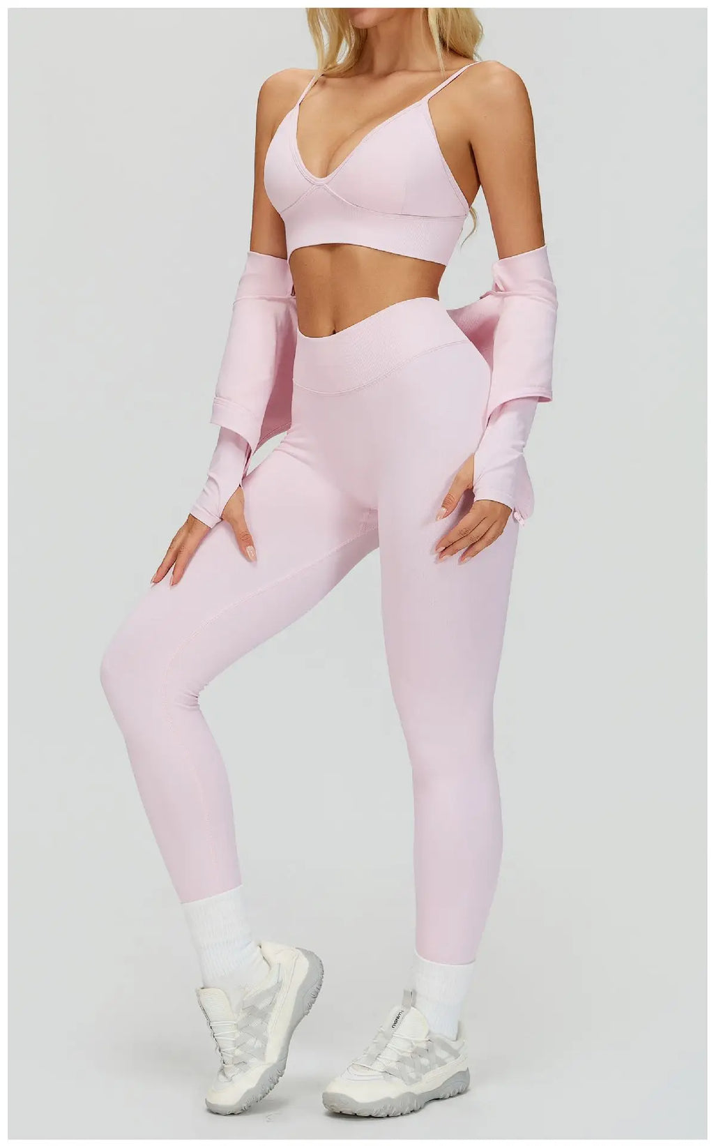 Conjunto de yoga sin costuras 2/3 piezas