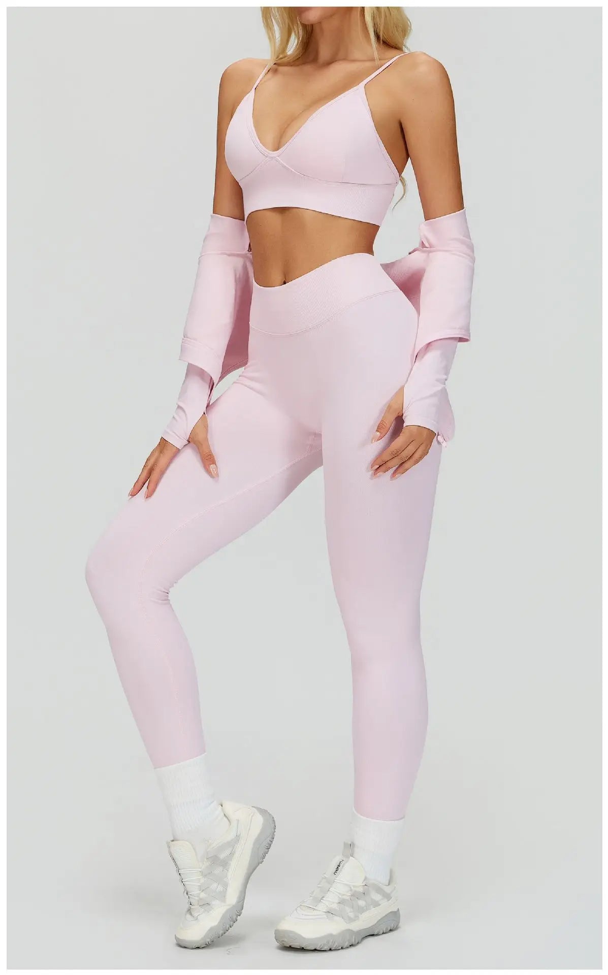 Conjunto de yoga sin costuras 2/3 piezas
