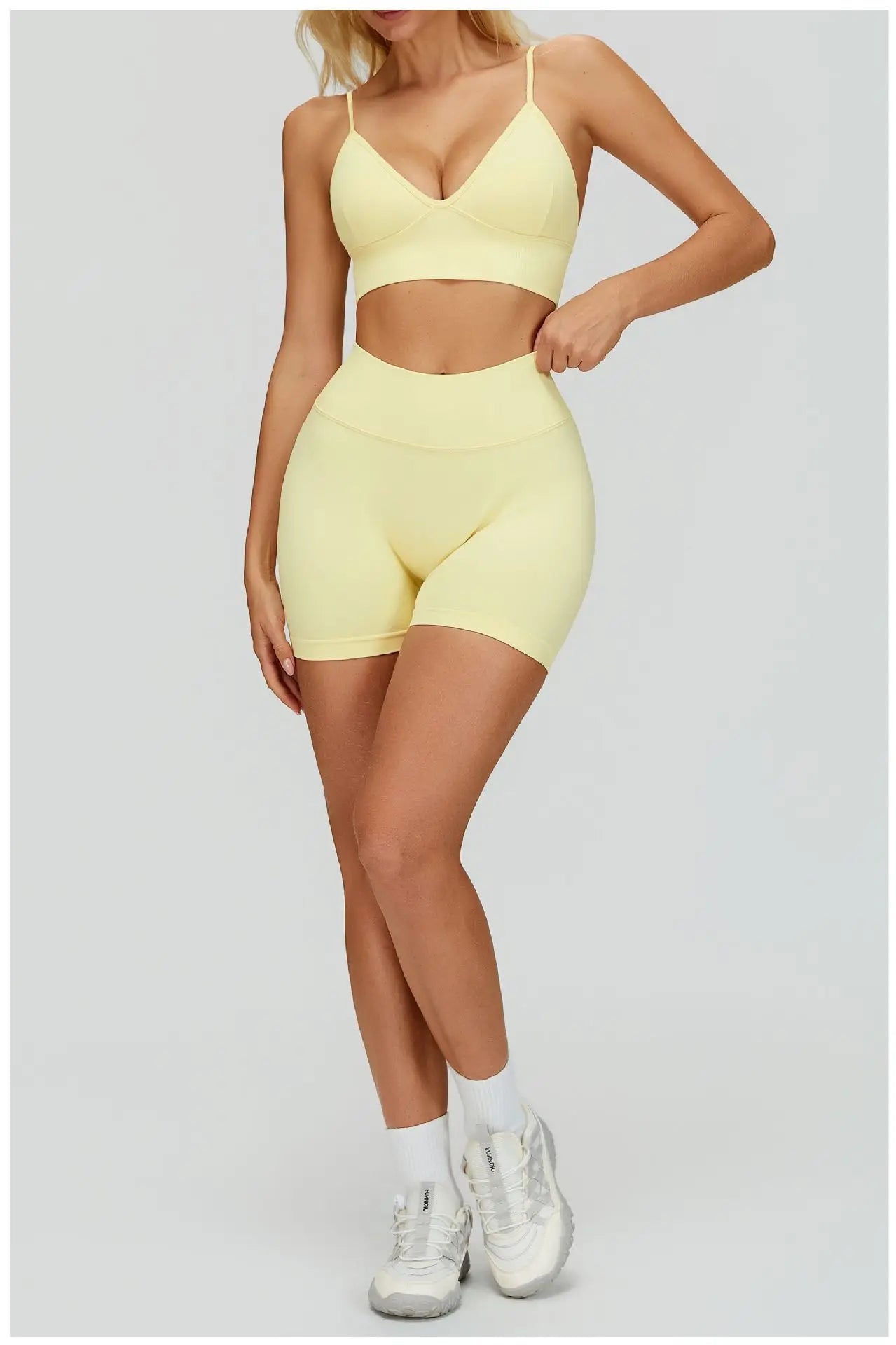 Conjunto de yoga sin costuras 2/3 piezas