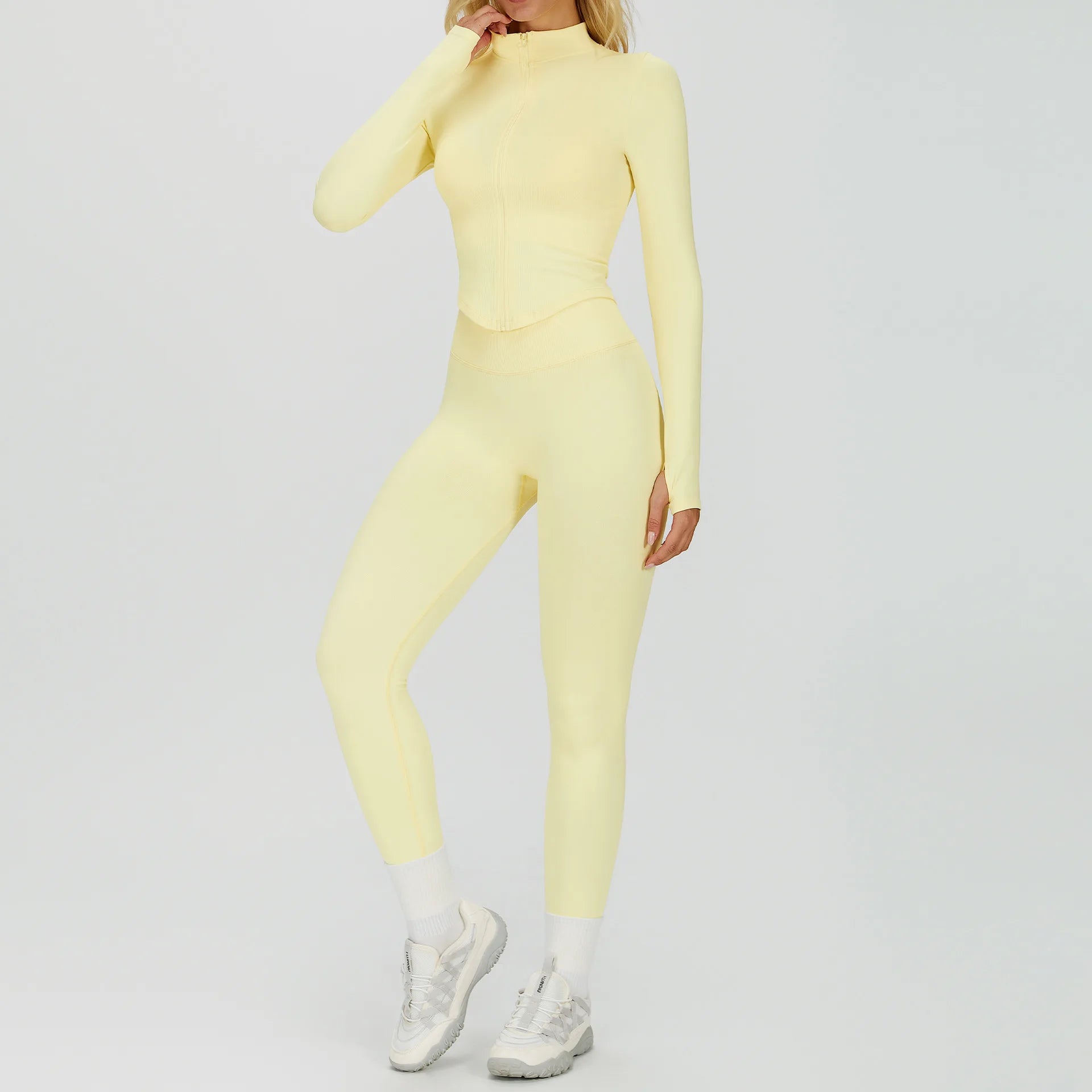 Conjunto de yoga sin costuras 2/3 piezas