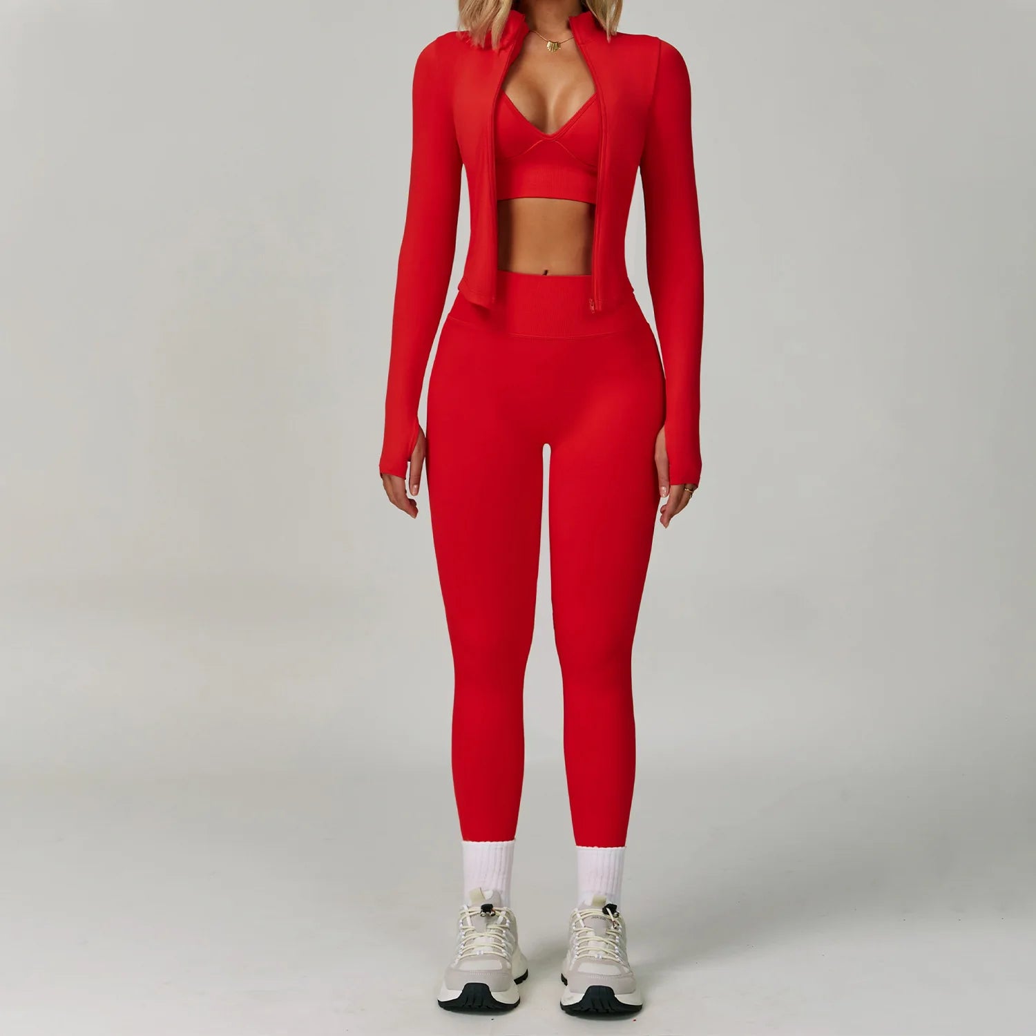 Conjunto de yoga sin costuras 2/3 piezas