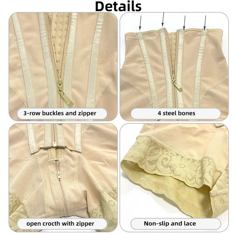 Faja-shorts moldeadores de cuerpo de talle alto