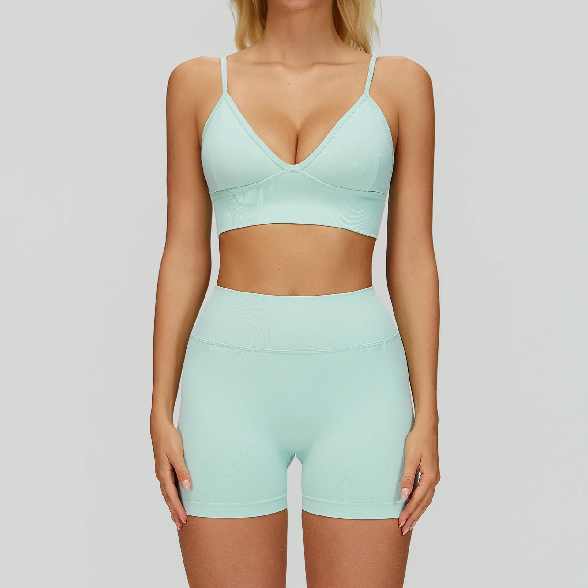 Conjunto de yoga sin costuras 2/3 piezas