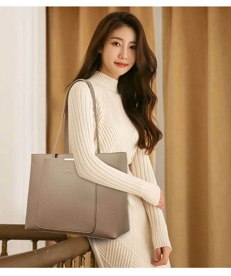 Bolso de Lujo de Color Sólido para Mujeres Bolsos Diseñador de Cuero