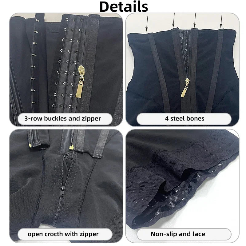 Faja-shorts moldeadores de cuerpo de talle alto