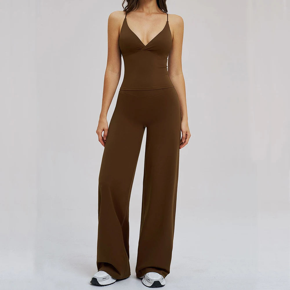 Leggings High Waist + Top Deportivo