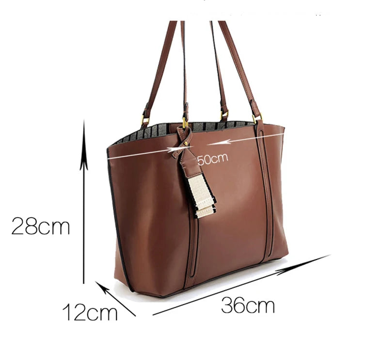 Bolso Tote de Gran Capacidad de Lujo para Mujeres.