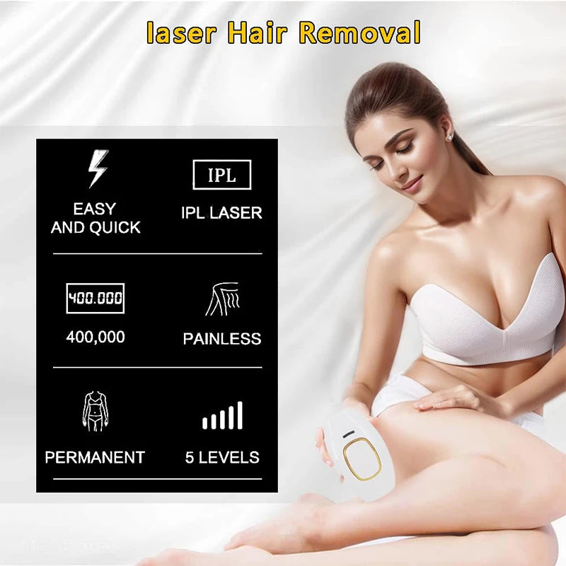 ✨ Veloura Silk™ | Depiladora IPL de Luz Pulsada.