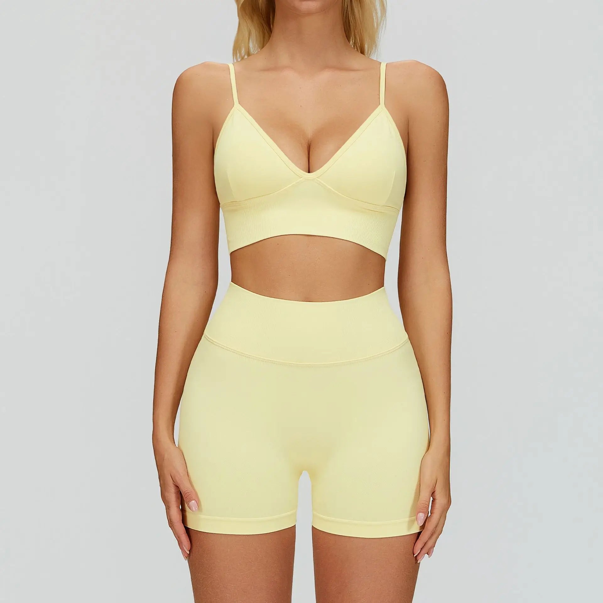 Conjunto de yoga sin costuras 2/3 piezas
