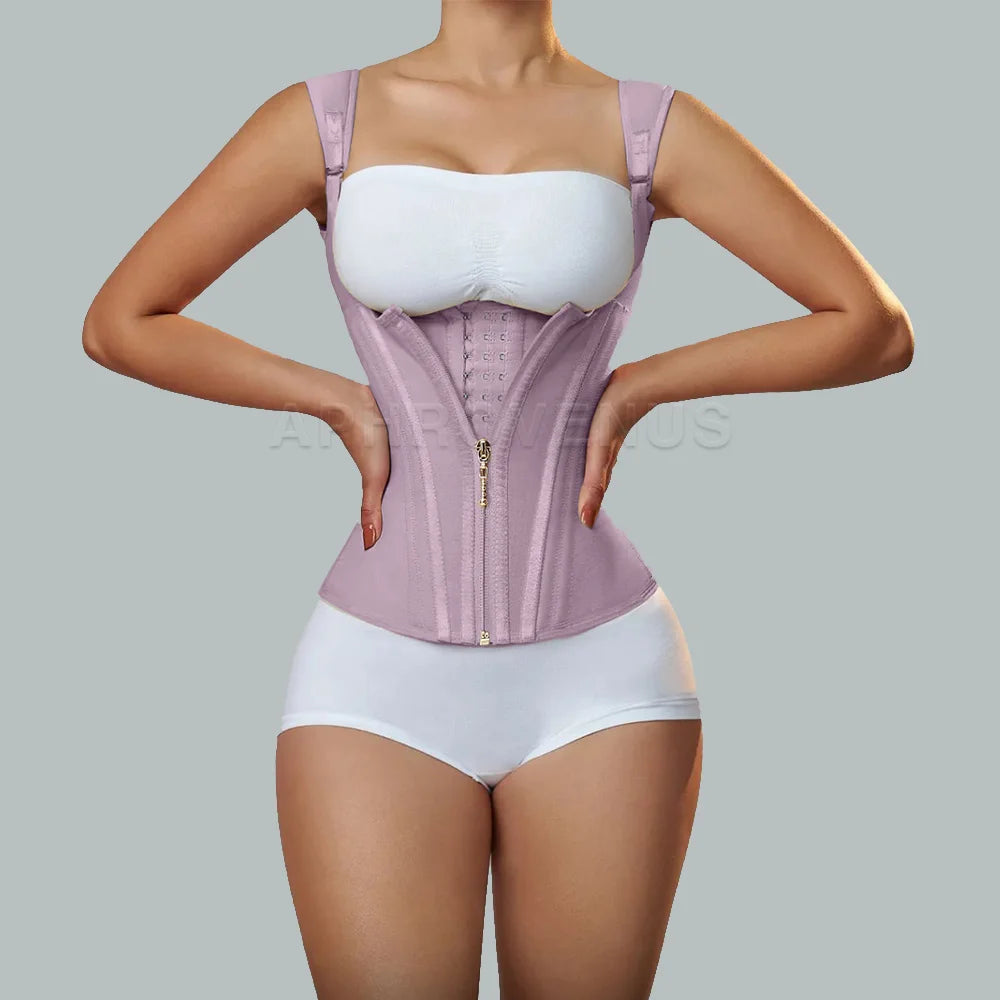 Fajas Colombianas Mujeres Corsé Reductor de Cintura de Doble Compresión