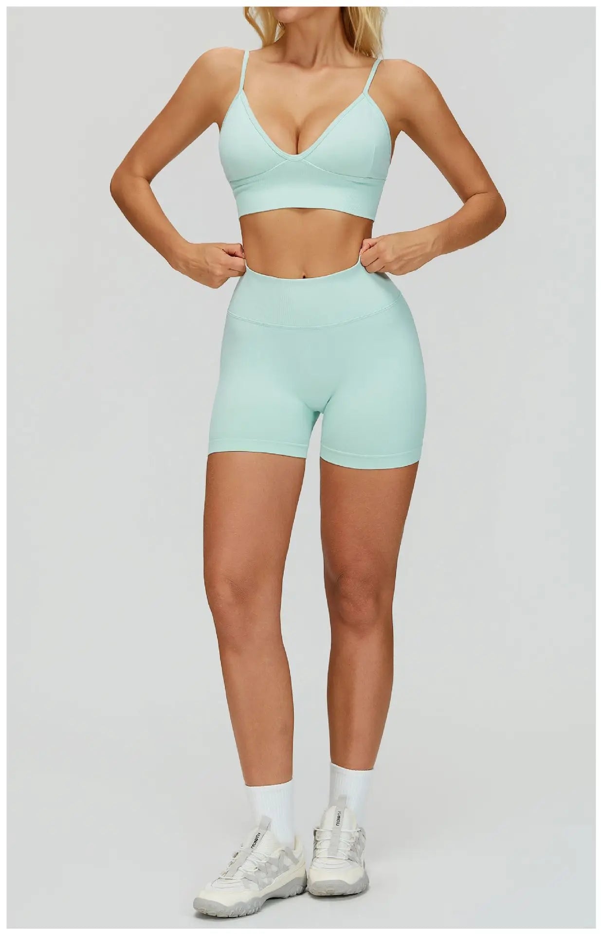 Conjunto de yoga sin costuras 2/3 piezas