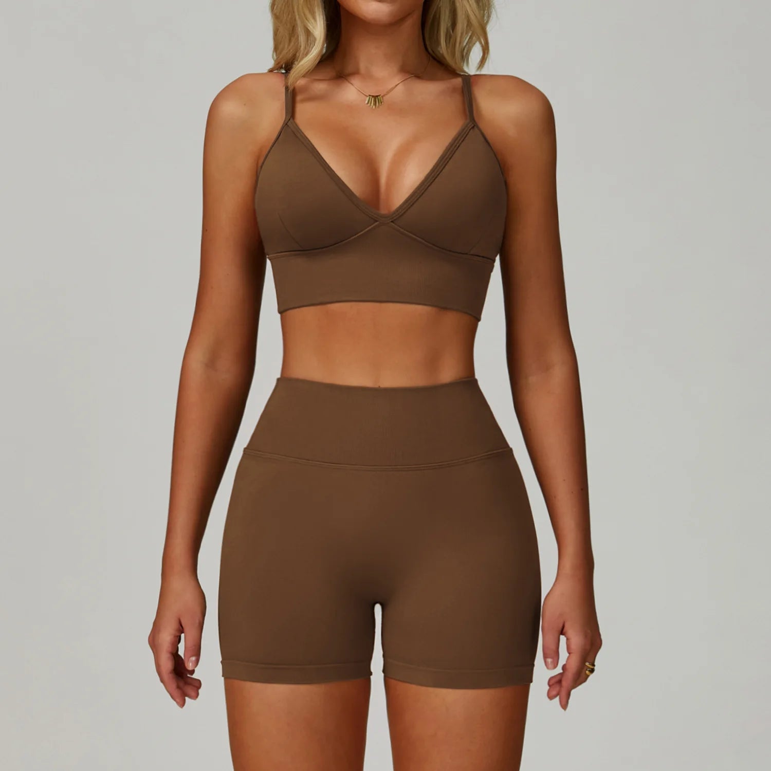 Conjunto de yoga sin costuras 2/3 piezas