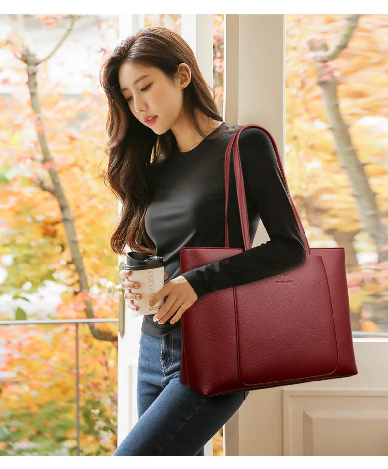 Bolso de Lujo de Color Sólido para Mujeres Bolsos Diseñador de Cuero