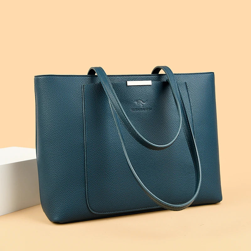 Bolso de Lujo de Color Sólido para Mujeres Bolsos Diseñador de Cuero