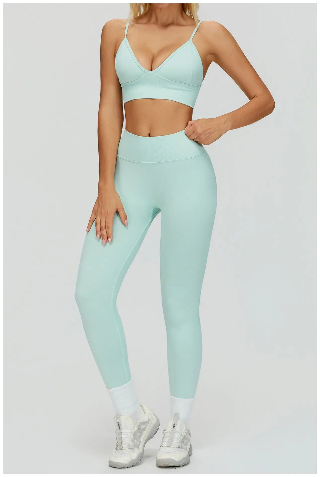 Conjunto de yoga sin costuras 2/3 piezas