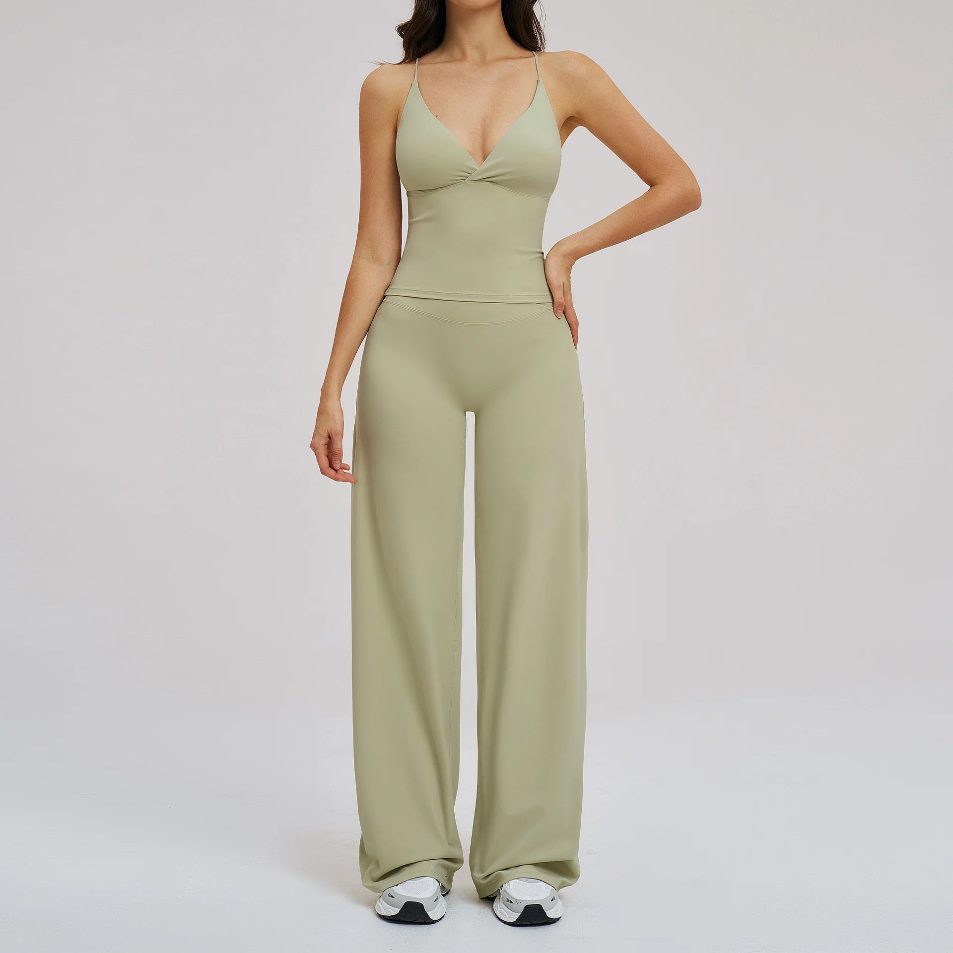 Leggings High Waist + Top Deportivo