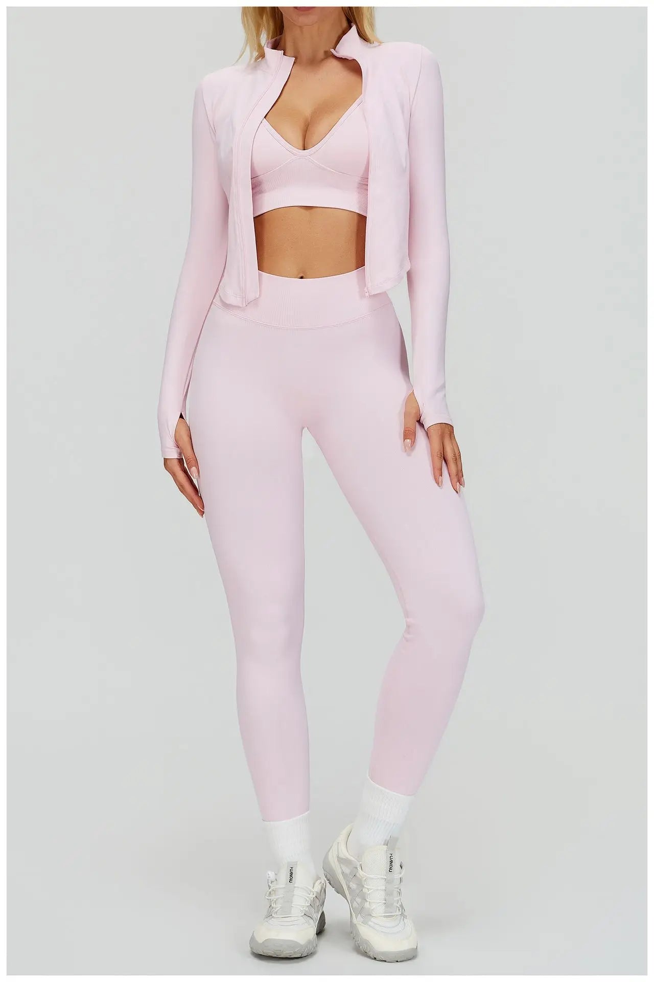 Conjunto de yoga sin costuras 2/3 piezas