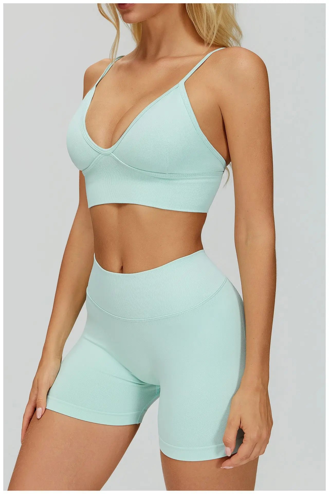 Conjunto de yoga sin costuras 2/3 piezas