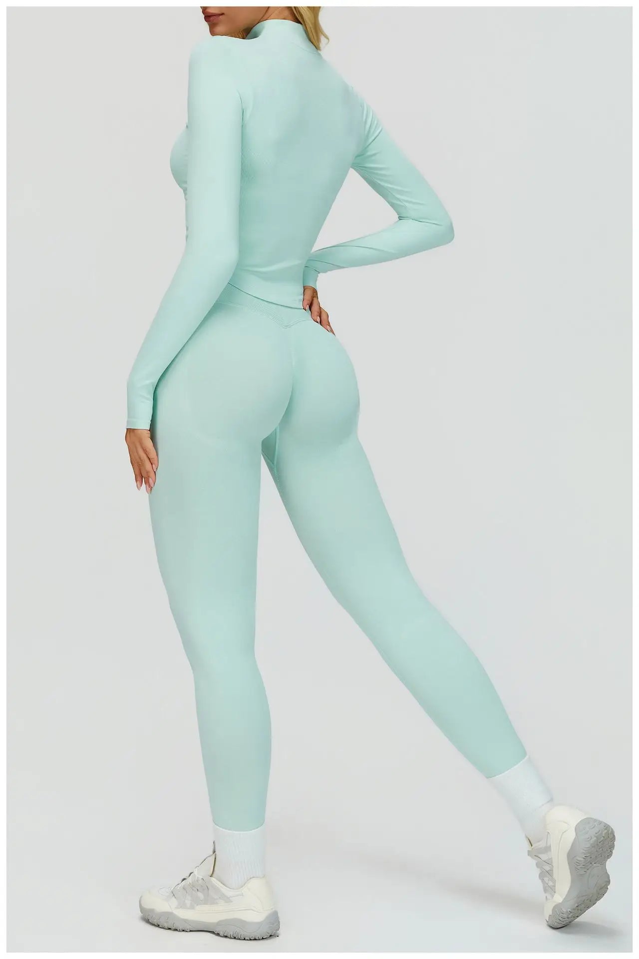 Conjunto de yoga sin costuras 2/3 piezas