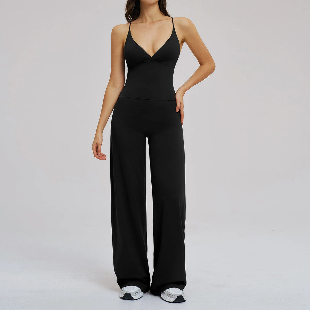 Leggings High Waist + Top Deportivo