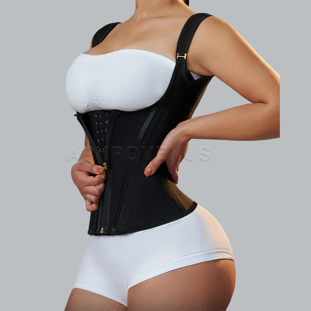 Fajas Colombianas Mujeres Corsé Reductor de Cintura de Doble Compresión